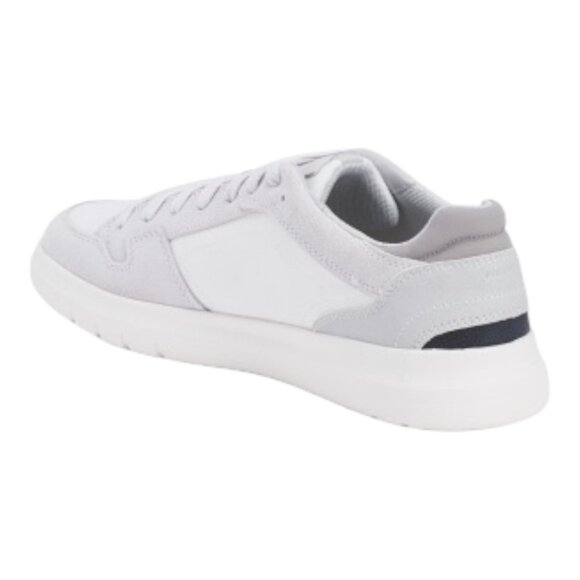 Men's GEOX Suede U Merediano Sport Casual Shoes White Gray Size Various - Picture 2 of 2